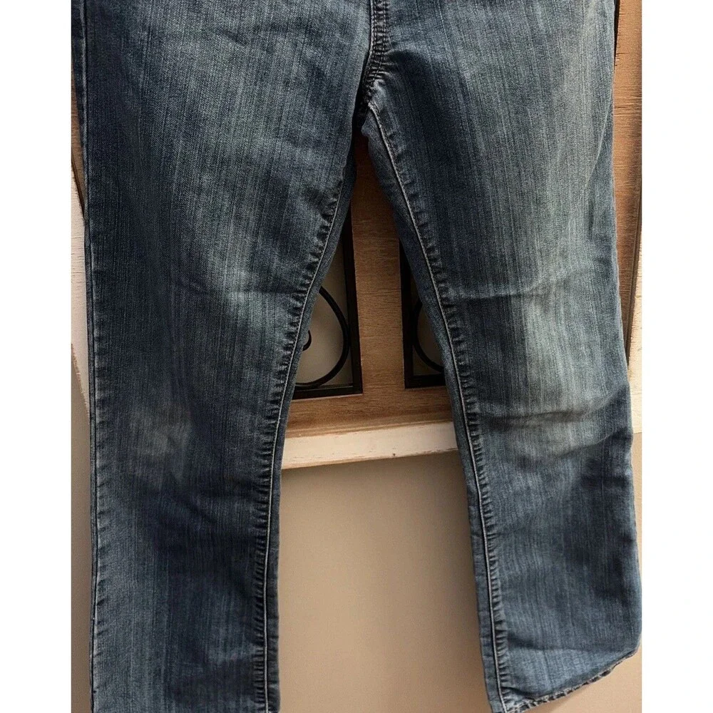 2 Pair Childrens Place Boys Youth Bootcut Jeans Elastic Waist Size 14 Regular